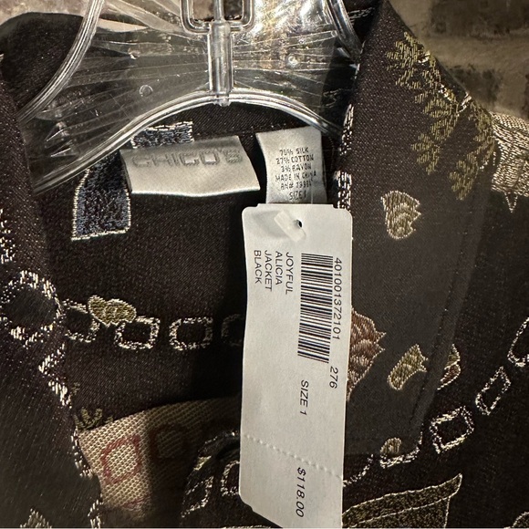 NWT Chico’s Joyful Alicia Jacket - Size 1 - Picture 3 of 4